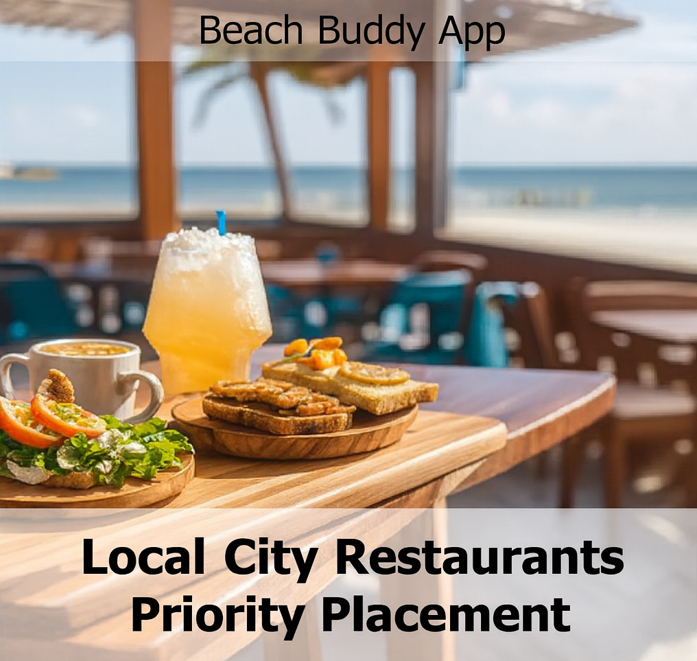 Beach Buddy – Local Food Ad Placement