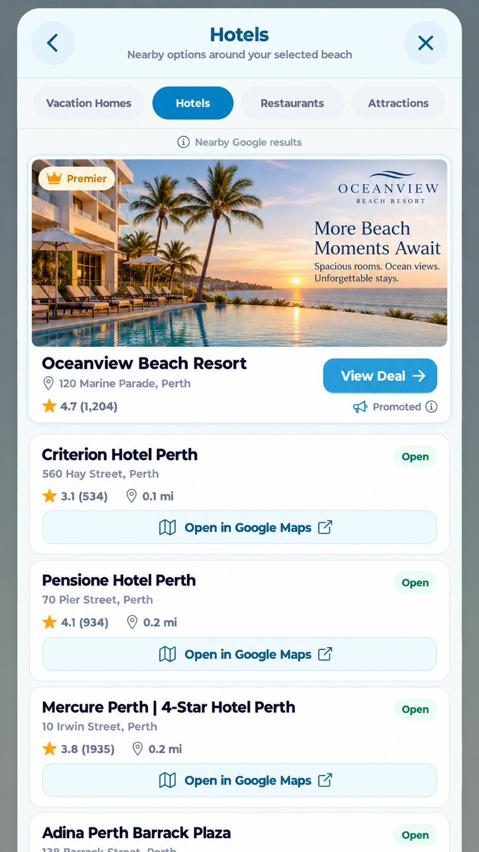 Beach Buddy Premier advertising example